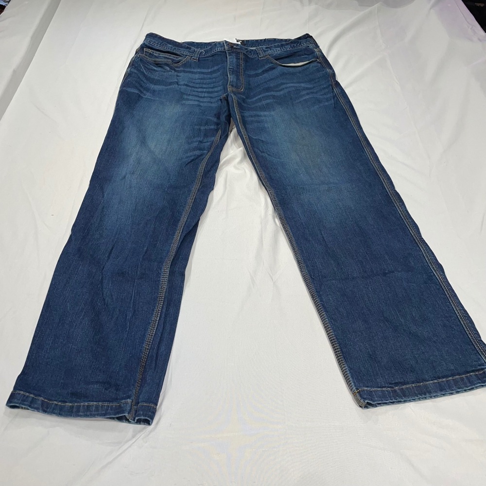 Wolverine FR Flame Resistant Work Jeans Mens 38x32 Blue Denim Straight Leg 4XJ2